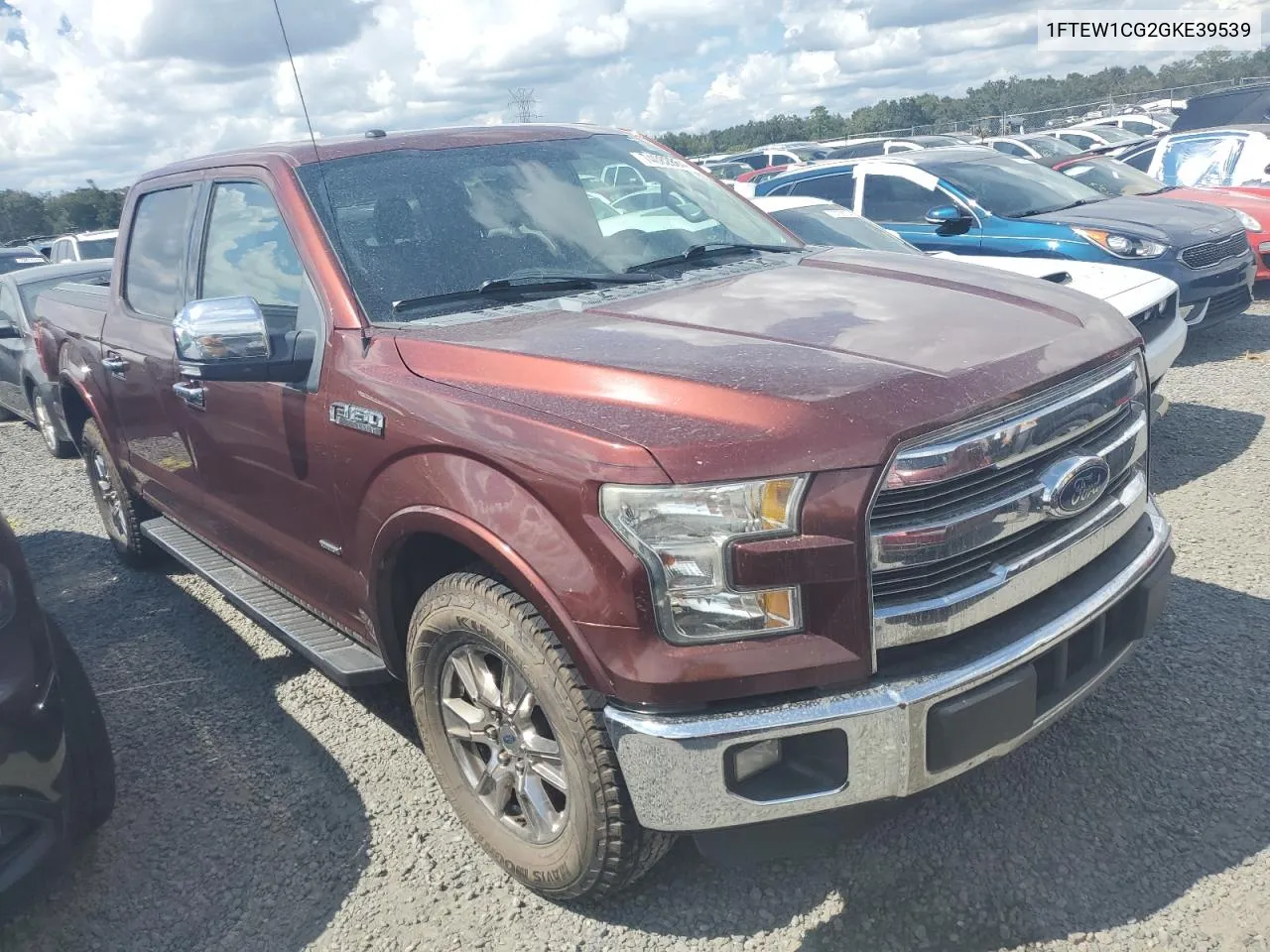 2016 Ford F150 Supercrew VIN: 1FTEW1CG2GKE39539 Lot: 74082864