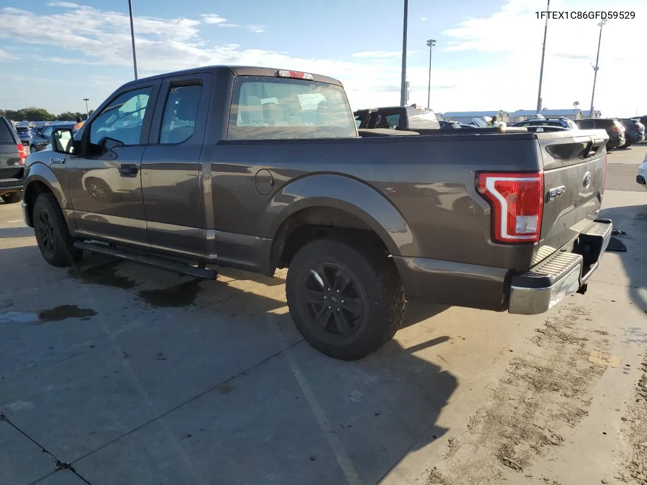 2016 Ford F150 Super Cab VIN: 1FTEX1C86GFD59529 Lot: 74118004