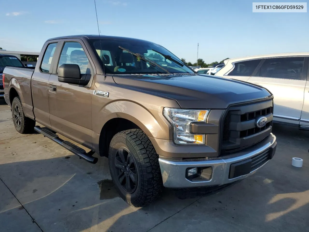 2016 Ford F150 Super Cab VIN: 1FTEX1C86GFD59529 Lot: 74118004