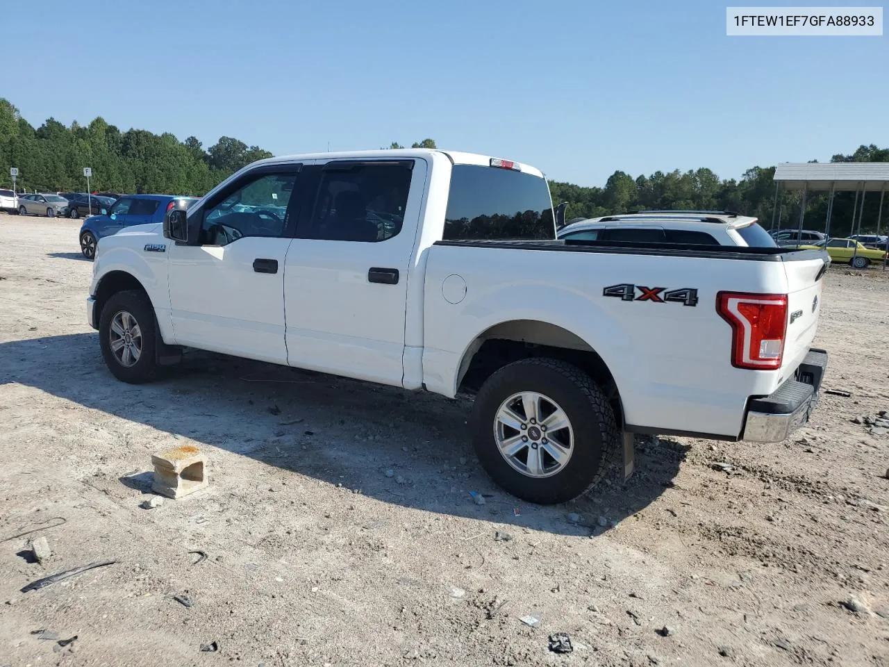 2016 Ford F150 Supercrew VIN: 1FTEW1EF7GFA88933 Lot: 74118444