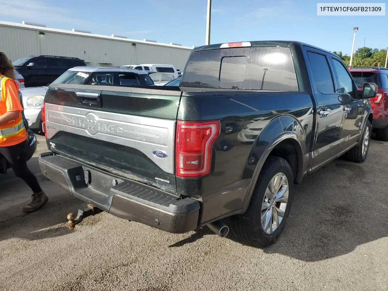 2016 Ford F150 Supercrew VIN: 1FTEW1CF6GFB21309 Lot: 74153644