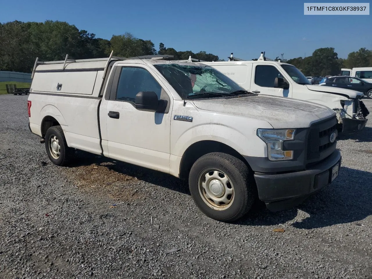 2016 Ford F150 VIN: 1FTMF1C8XGKF38937 Lot: 74307704