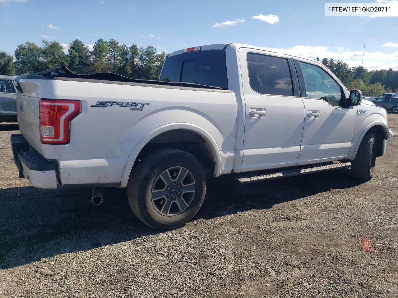 2016 Ford F150 Supercrew VIN: 1FTEW1EF1GKD20711 Lot: 74332894