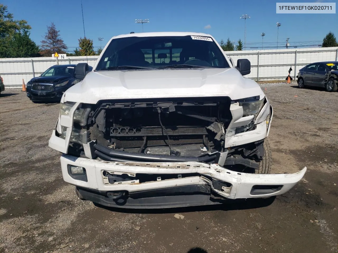 1FTEW1EF1GKD20711 2016 Ford F150 Supercrew