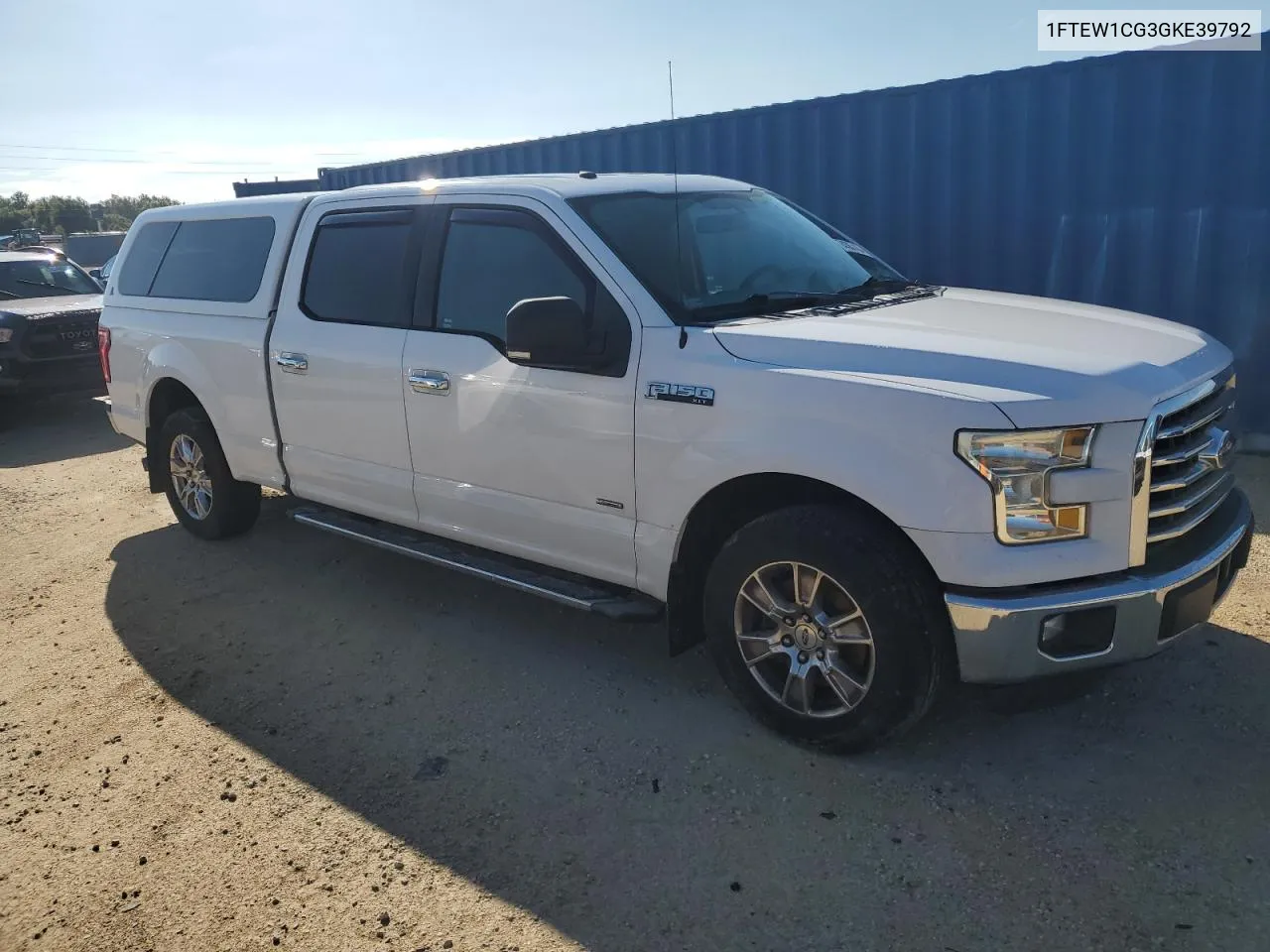 2016 Ford F150 Supercrew VIN: 1FTEW1CG3GKE39792 Lot: 74367434