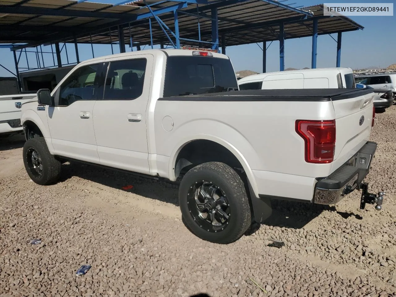 2016 Ford F150 Supercrew VIN: 1FTEW1EF2GKD89441 Lot: 74382644