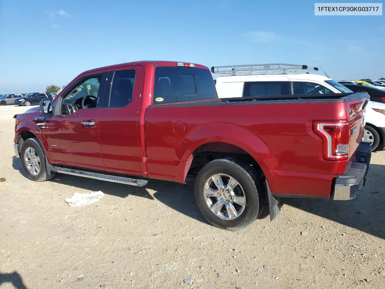 2016 Ford F150 Super Cab VIN: 1FTEX1CP3GKG03717 Lot: 74470344