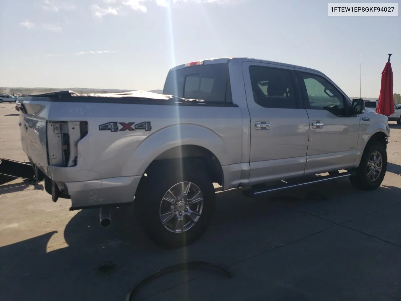 2016 Ford F150 Supercrew VIN: 1FTEW1EP8GKF94027 Lot: 74539794