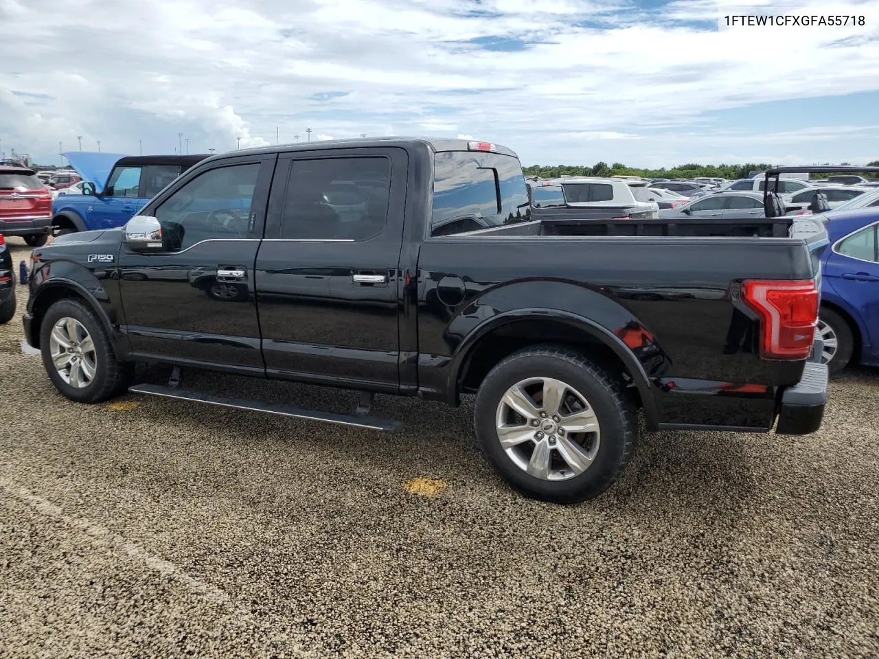 2016 Ford F150 Supercrew VIN: 1FTEW1CFXGFA55718 Lot: 74540804