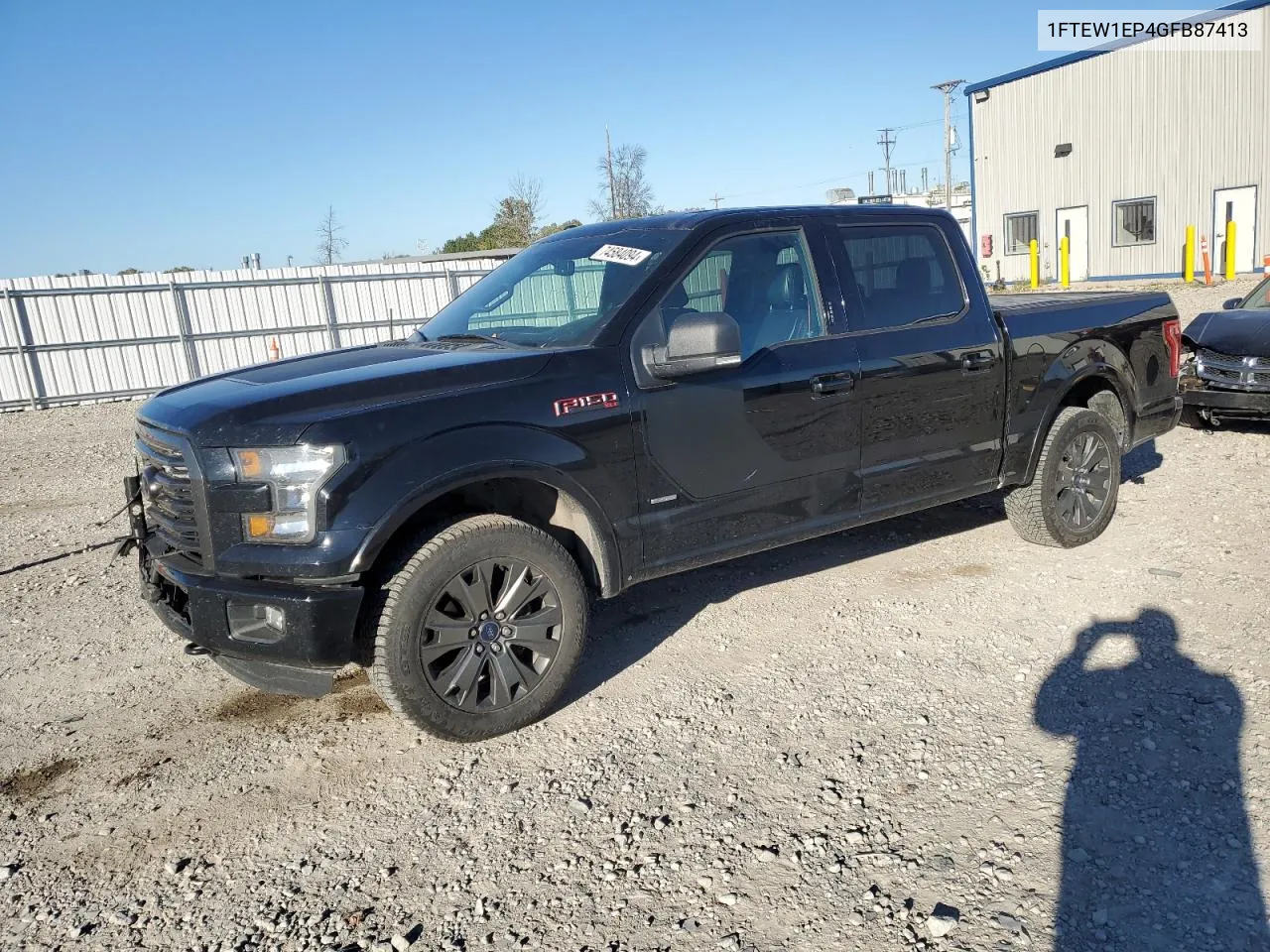 2016 Ford F150 Supercrew VIN: 1FTEW1EP4GFB87413 Lot: 74584094