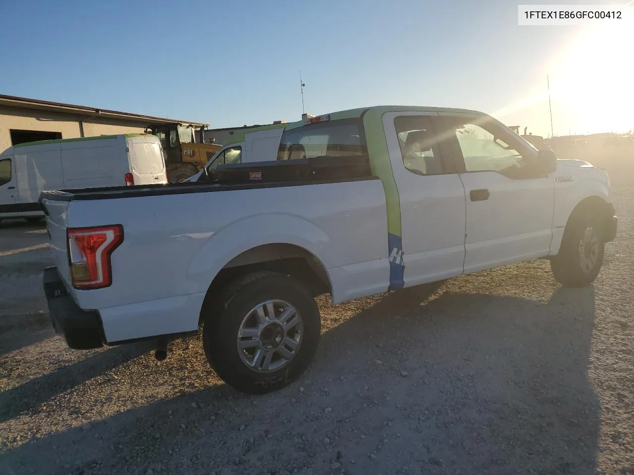 1FTEX1E86GFC00412 2016 Ford F150 Super Cab