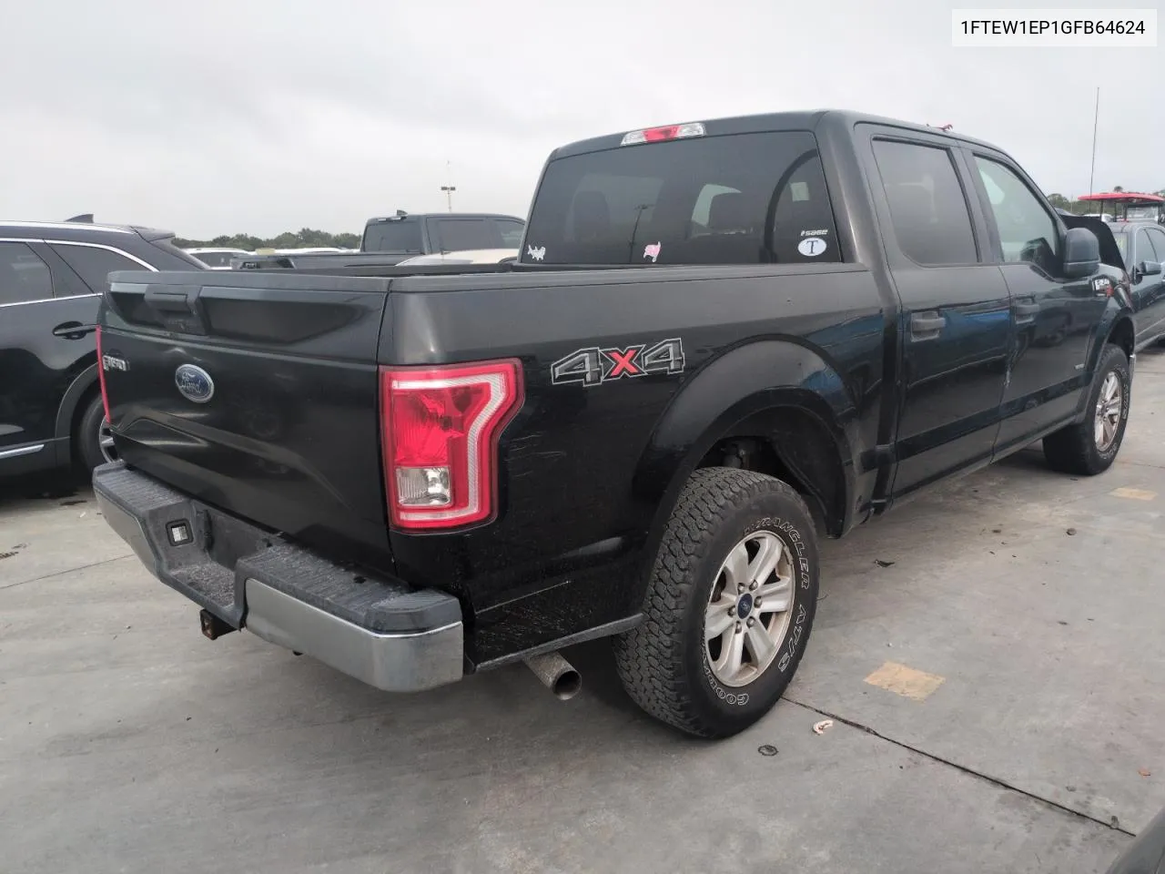 2016 Ford F150 Supercrew VIN: 1FTEW1EP1GFB64624 Lot: 74680184