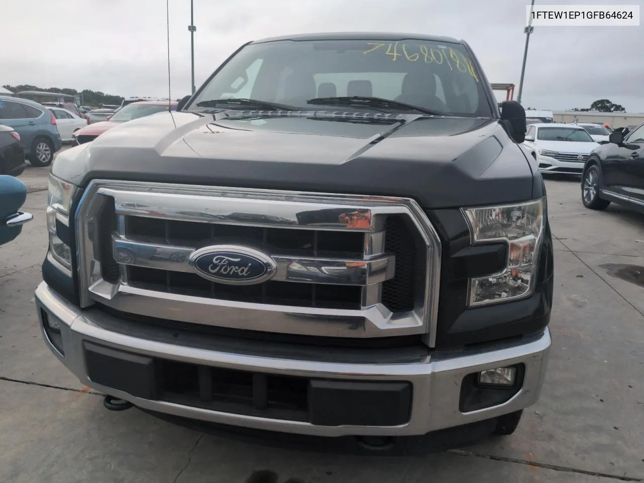 2016 Ford F150 Supercrew VIN: 1FTEW1EP1GFB64624 Lot: 74680184