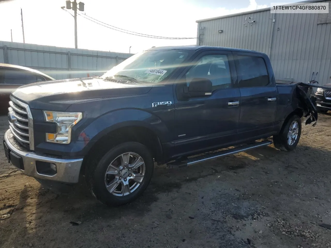 2016 Ford F150 Supercrew VIN: 1FTEW1CP4GFB80870 Lot: 74681844