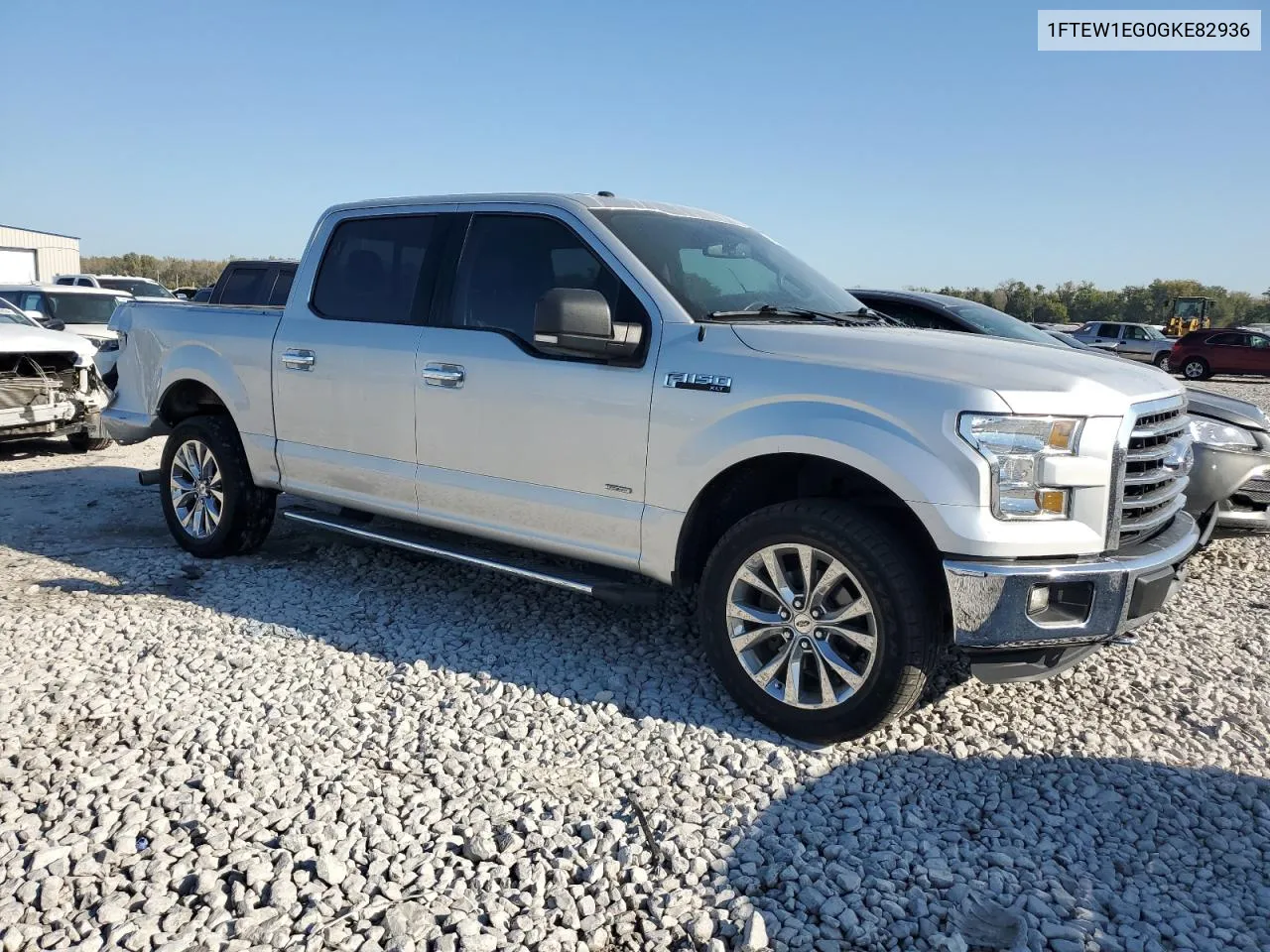 2016 Ford F150 Supercrew VIN: 1FTEW1EG0GKE82936 Lot: 74816704