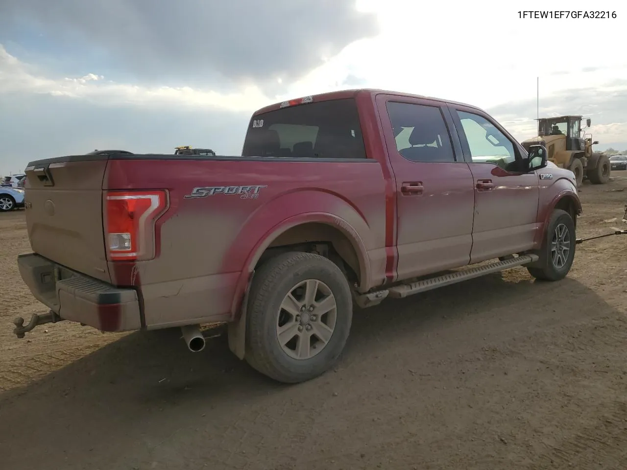 1FTEW1EF7GFA32216 2016 Ford F150 Supercrew