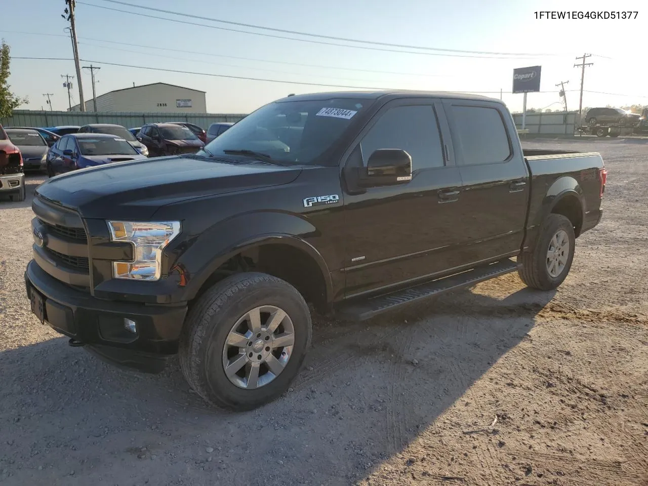 2016 Ford F150 Supercrew VIN: 1FTEW1EG4GKD51377 Lot: 74873044