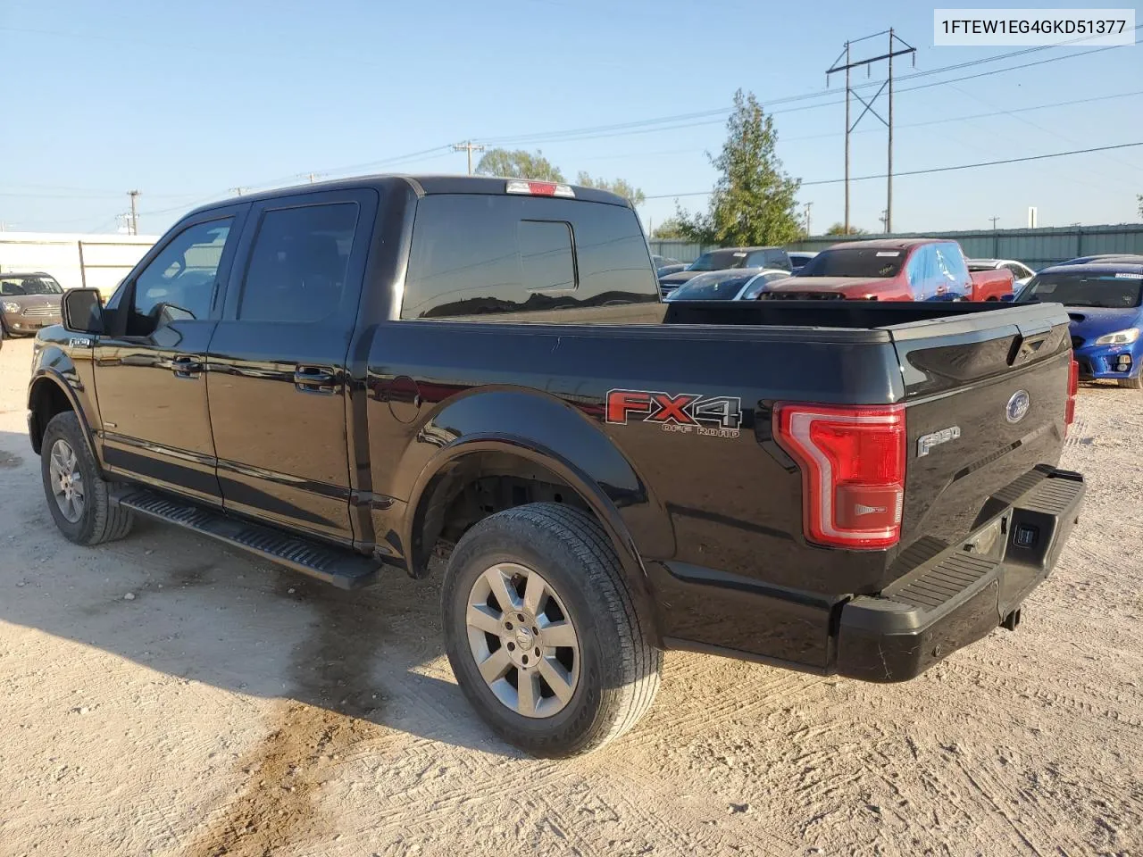 2016 Ford F150 Supercrew VIN: 1FTEW1EG4GKD51377 Lot: 74873044