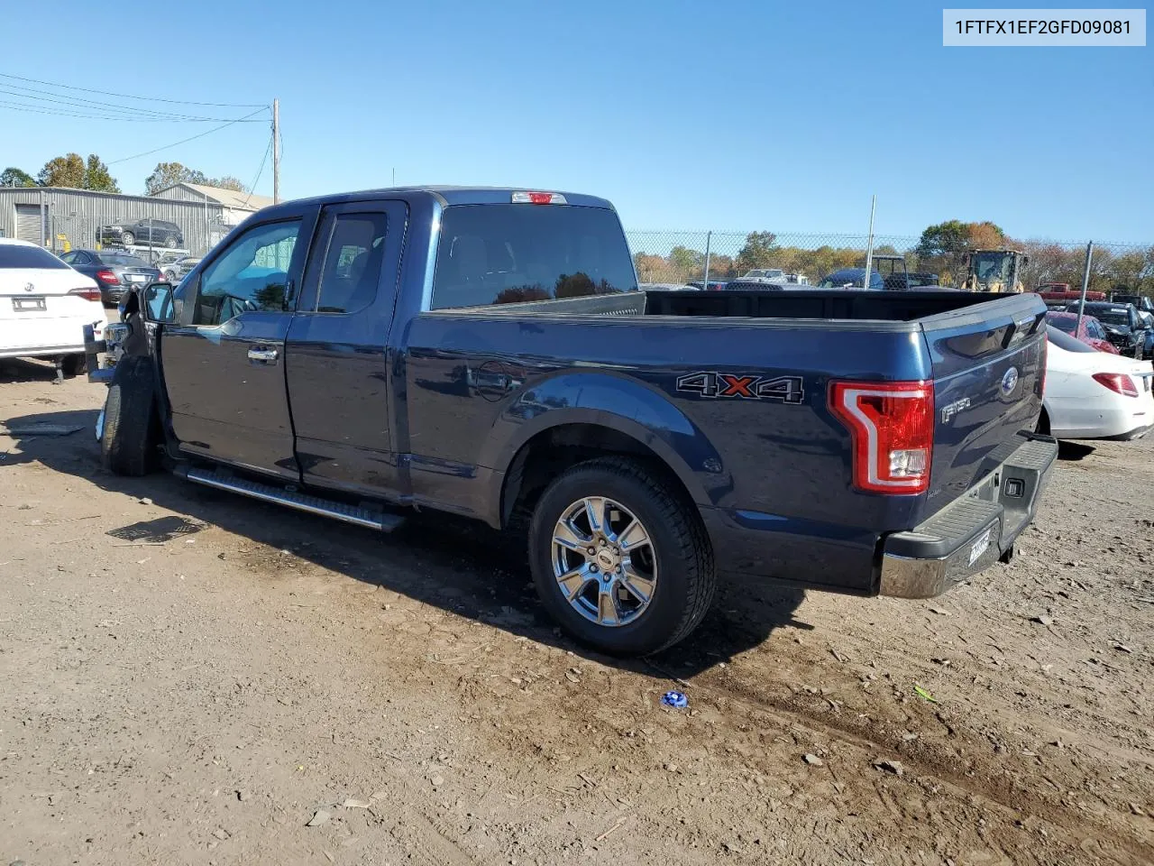 2016 Ford F150 Super Cab VIN: 1FTFX1EF2GFD09081 Lot: 74873604