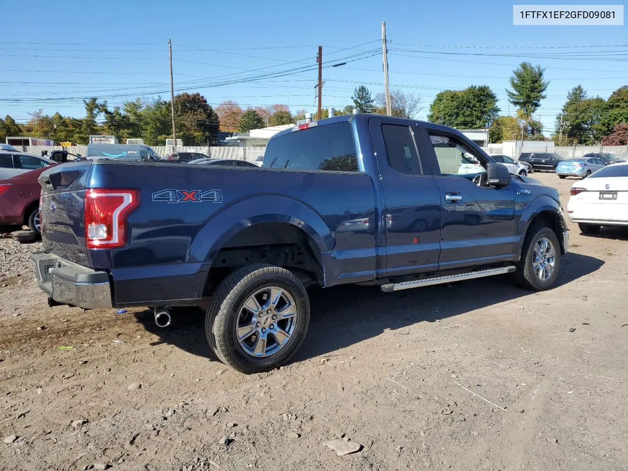 2016 Ford F150 Super Cab VIN: 1FTFX1EF2GFD09081 Lot: 74873604