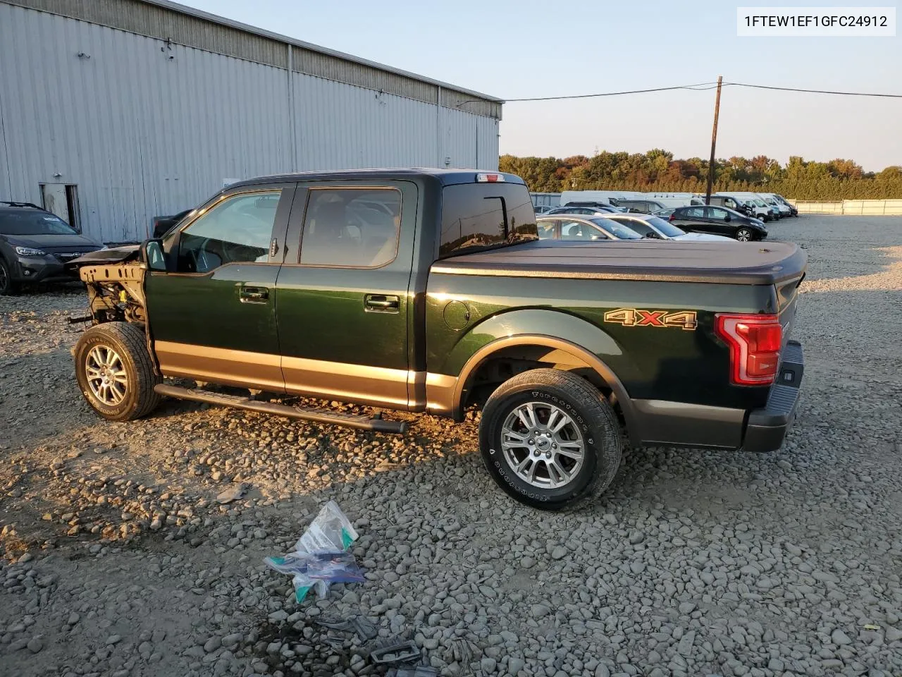 2016 Ford F150 Supercrew VIN: 1FTEW1EF1GFC24912 Lot: 74881794