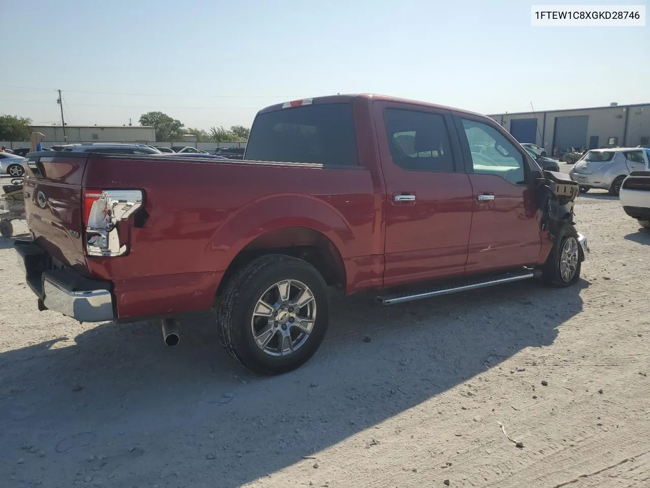 1FTEW1C8XGKD28746 2016 Ford F150 Supercrew