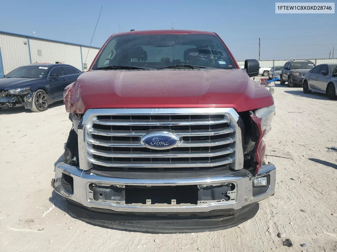 1FTEW1C8XGKD28746 2016 Ford F150 Supercrew