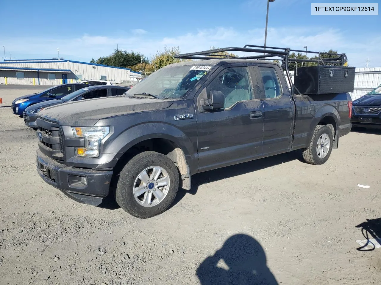 2016 Ford F150 Super Cab VIN: 1FTEX1CP9GKF12614 Lot: 74943944