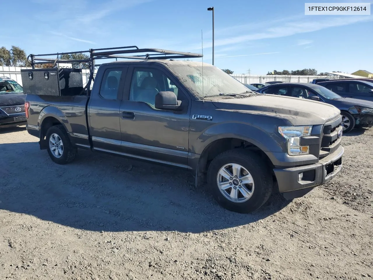 2016 Ford F150 Super Cab VIN: 1FTEX1CP9GKF12614 Lot: 74943944