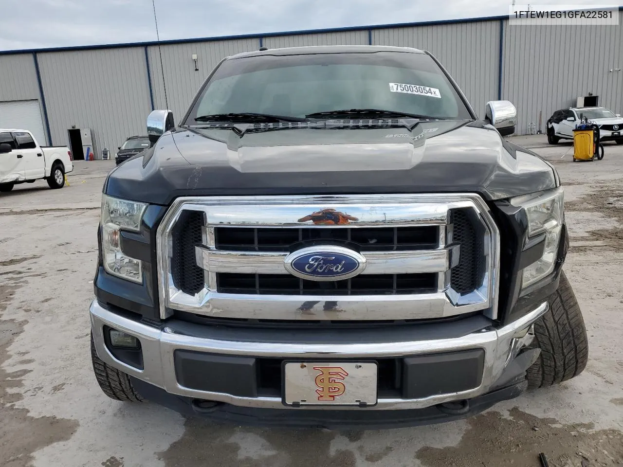 2016 Ford F150 Supercrew VIN: 1FTEW1EG1GFA22581 Lot: 75003054