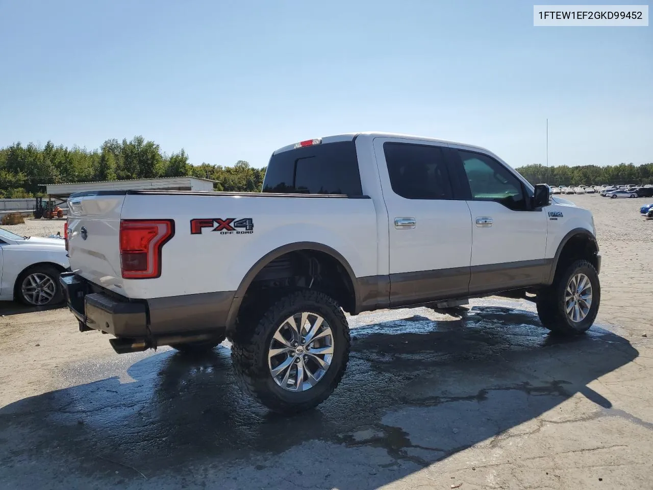 2016 Ford F150 Supercrew VIN: 1FTEW1EF2GKD99452 Lot: 75023994