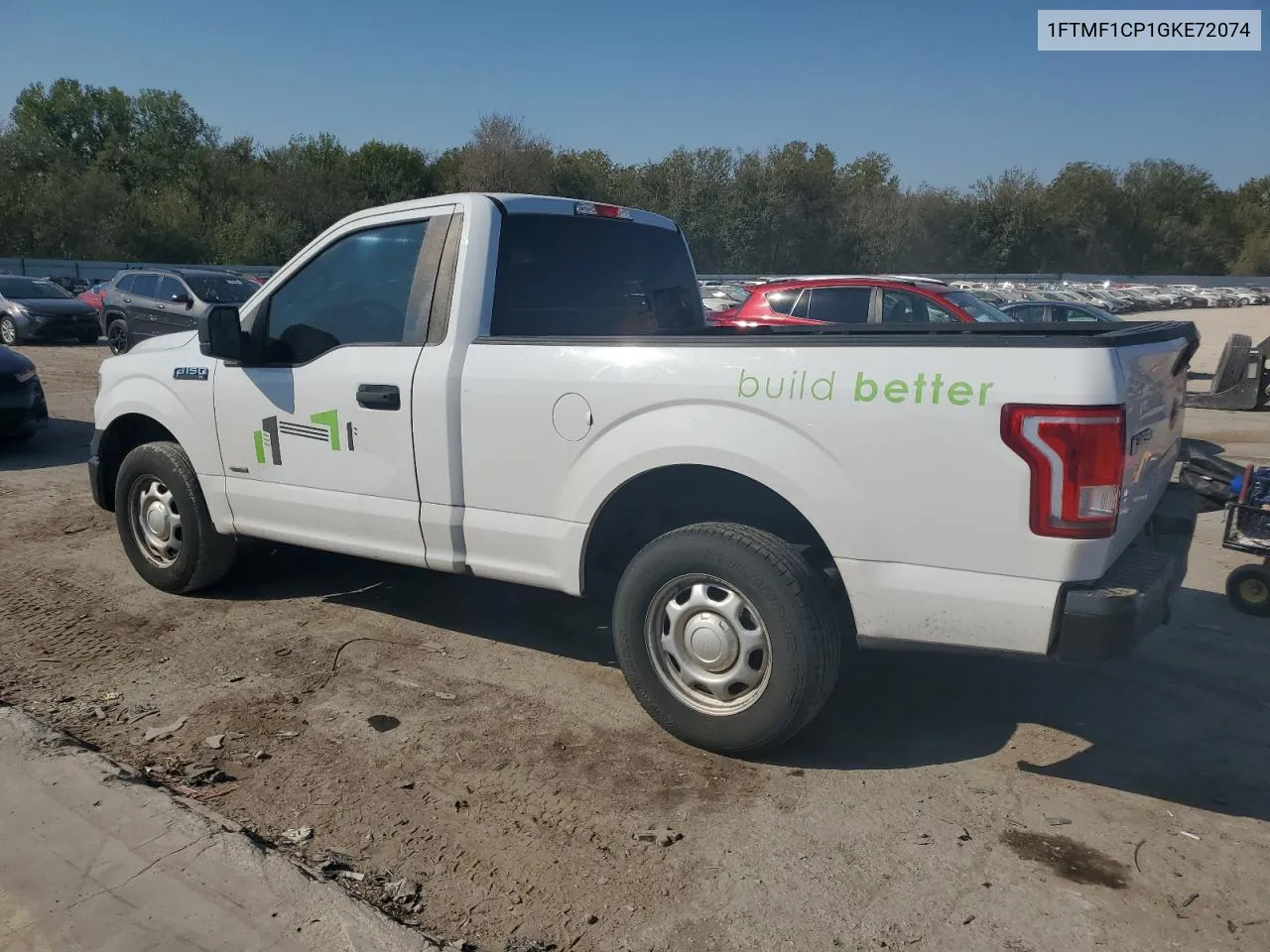 2016 Ford F150 VIN: 1FTMF1CP1GKE72074 Lot: 75253804