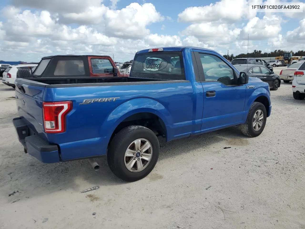 2016 Ford F150 VIN: 1FTMF1C82GFA43902 Lot: 75273894