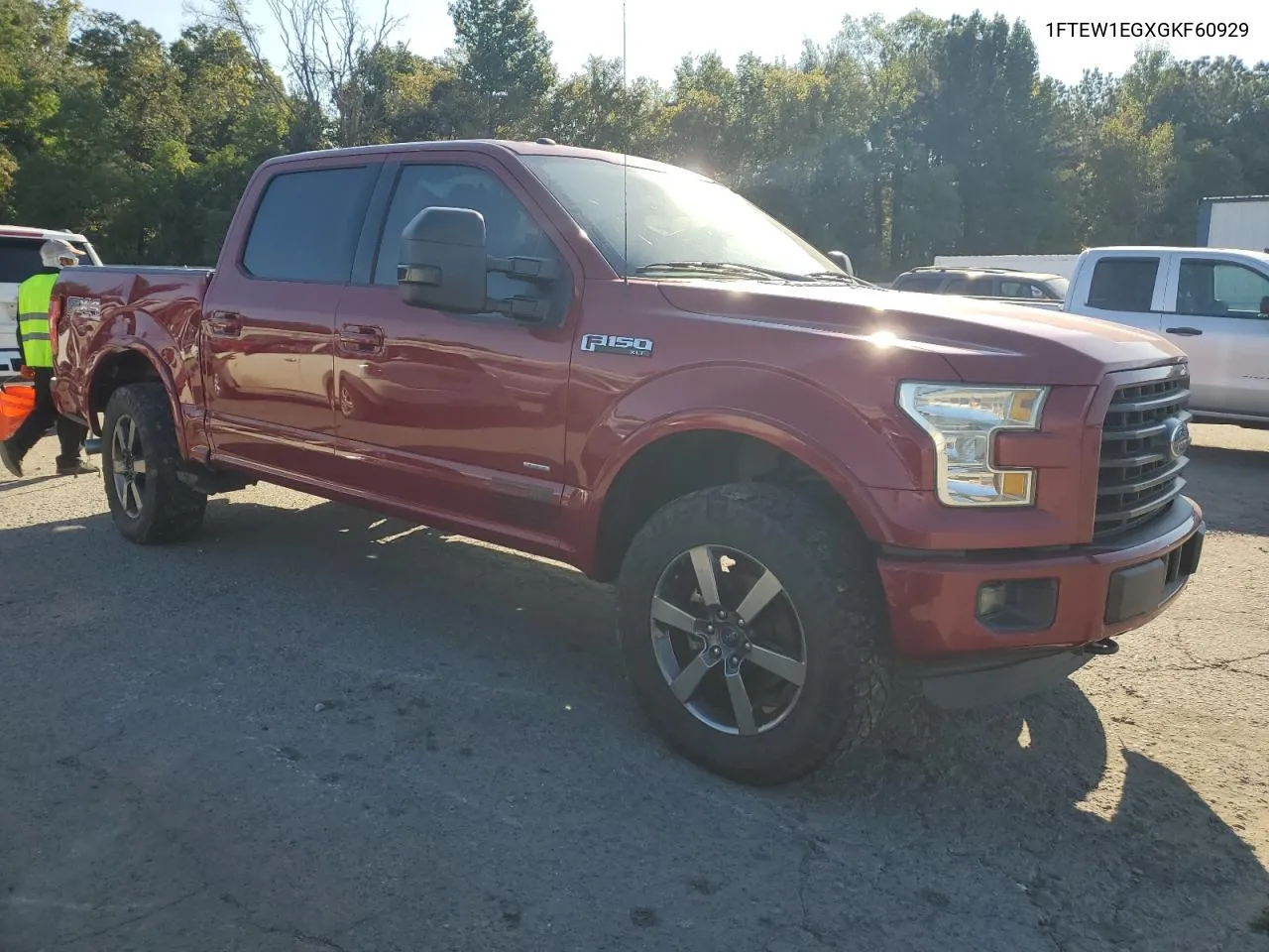 2016 Ford F150 Supercrew VIN: 1FTEW1EGXGKF60929 Lot: 75274914