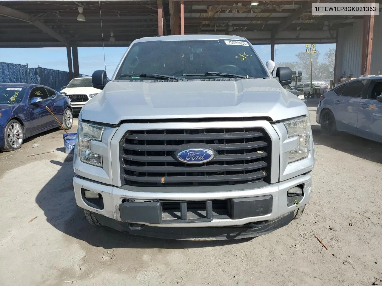 2016 Ford F150 Supercrew VIN: 1FTEW1EP8GKD21363 Lot: 75399404