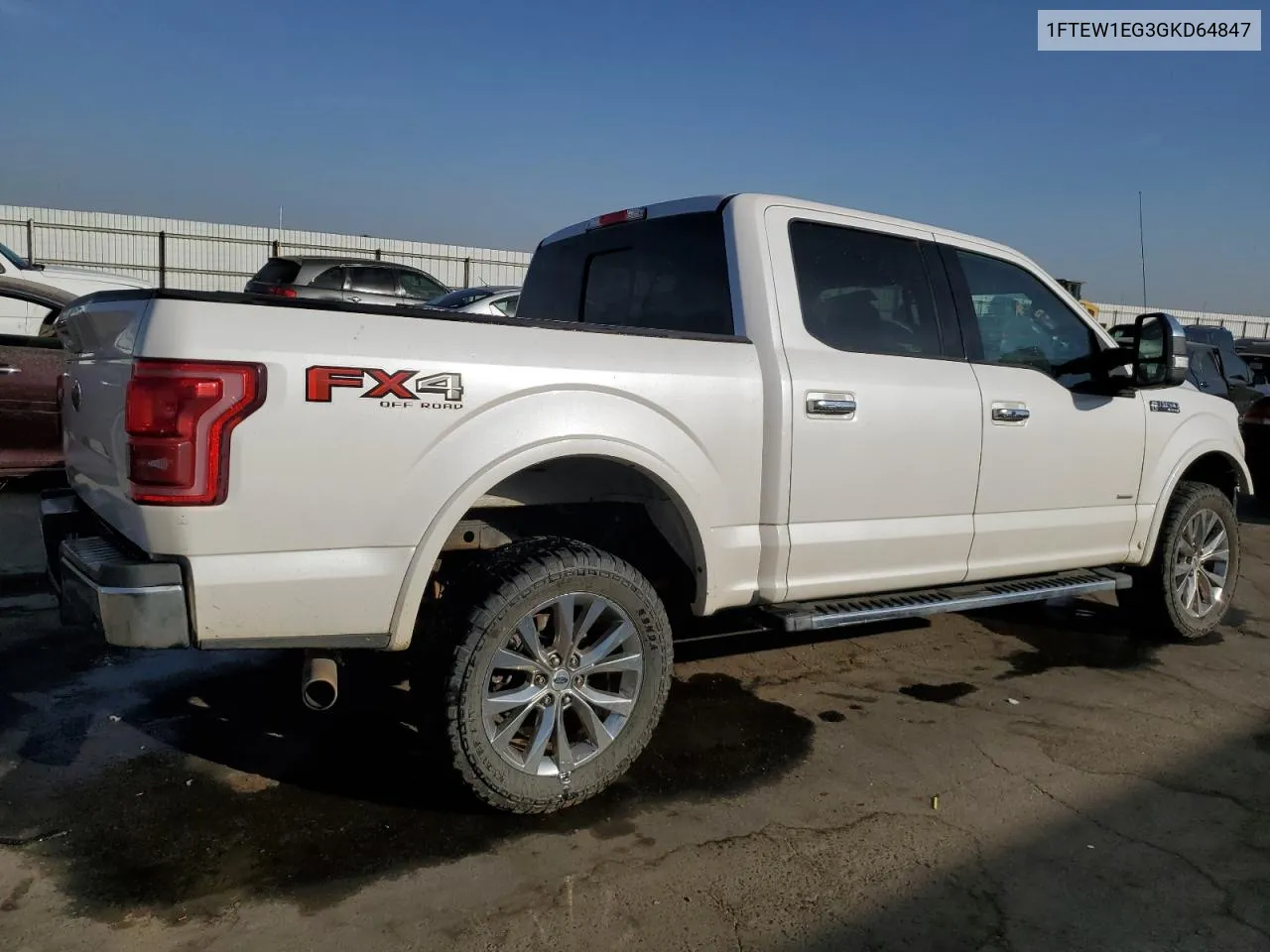 2016 Ford F150 Supercrew VIN: 1FTEW1EG3GKD64847 Lot: 75412024