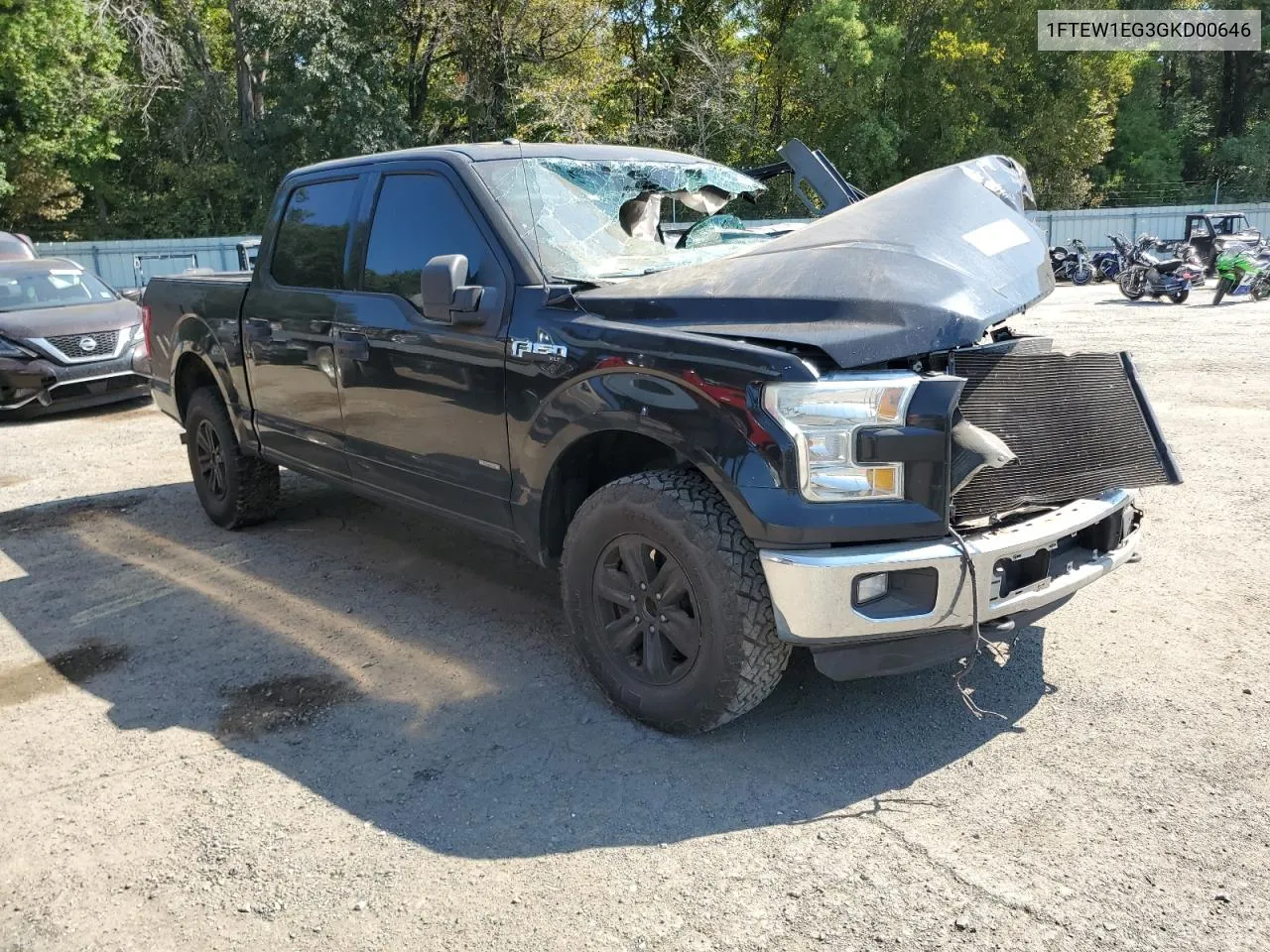 2016 Ford F150 Supercrew VIN: 1FTEW1EG3GKD00646 Lot: 75493484