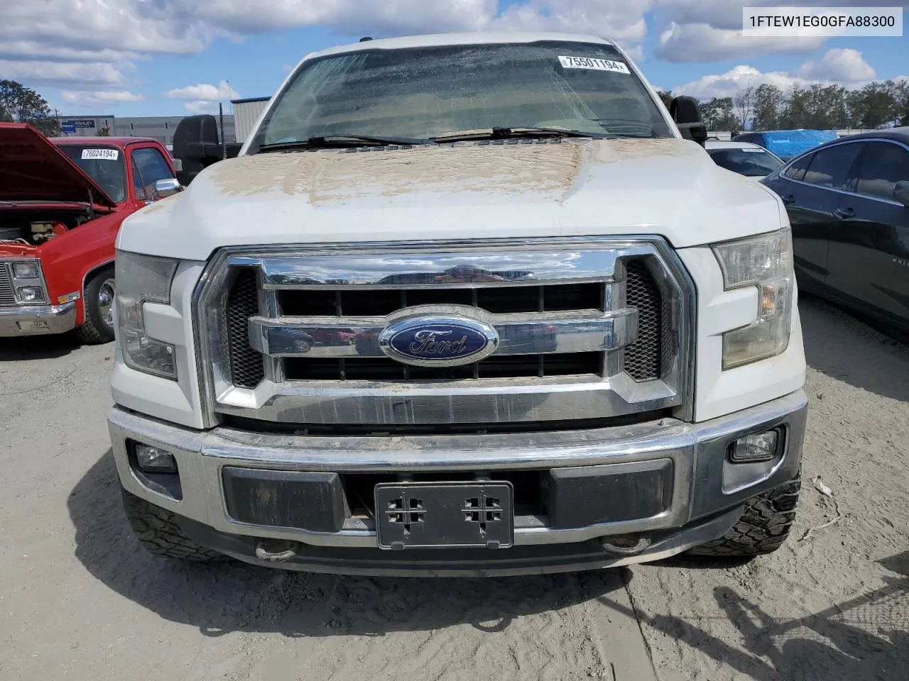 2016 Ford F150 Supercrew VIN: 1FTEW1EG0GFA88300 Lot: 75501194