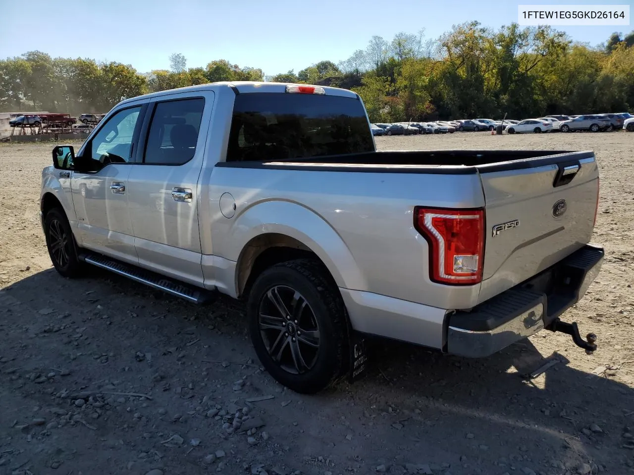 2016 Ford F150 Supercrew VIN: 1FTEW1EG5GKD26164 Lot: 75514384