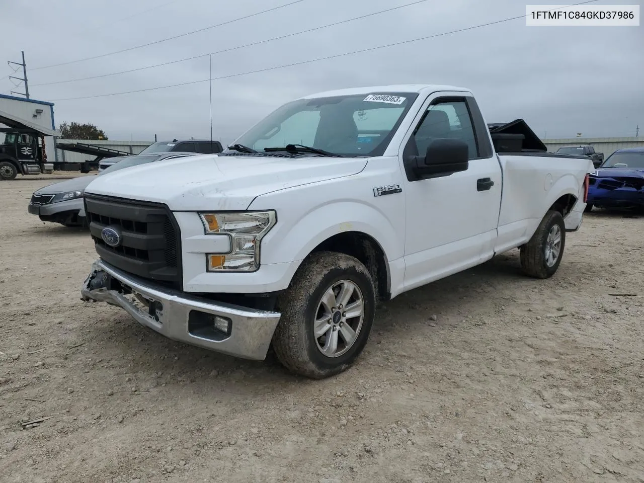 2016 Ford F150 VIN: 1FTMF1C84GKD37986 Lot: 75690363