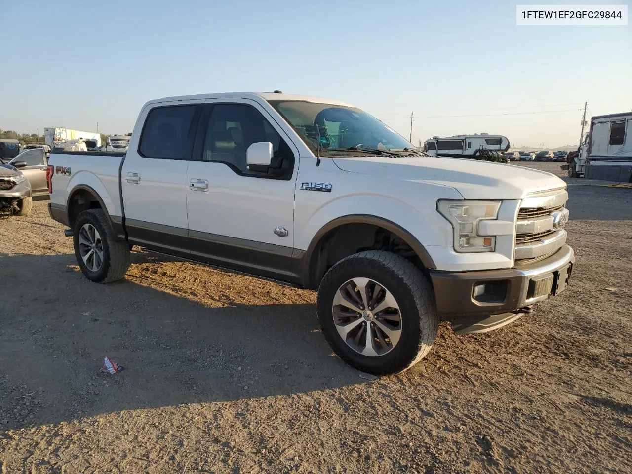 2016 Ford F150 Supercrew VIN: 1FTEW1EF2GFC29844 Lot: 75729284