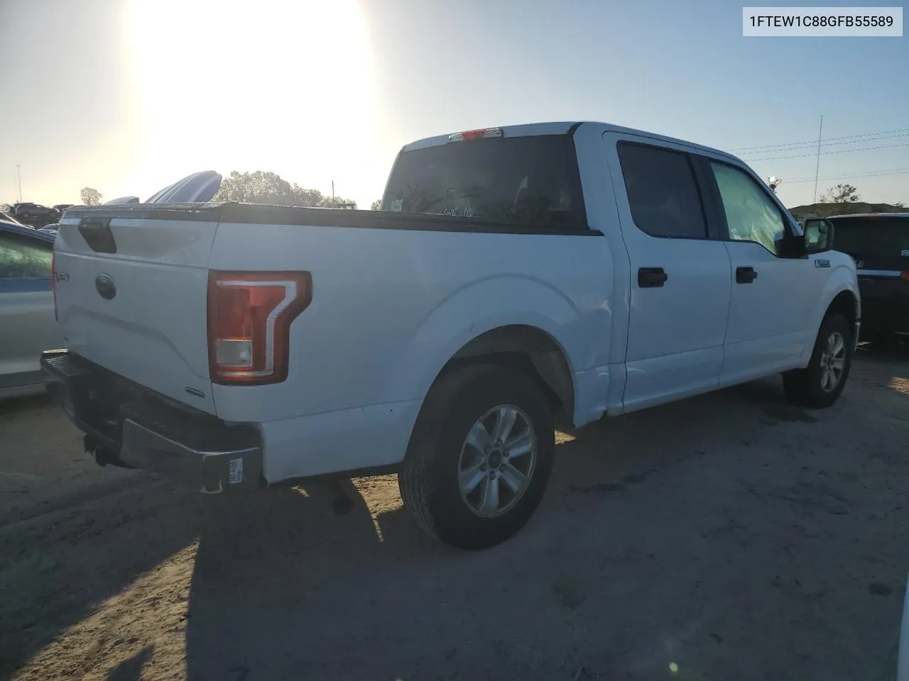 2016 Ford F150 Supercrew VIN: 1FTEW1C88GFB55589 Lot: 75740104