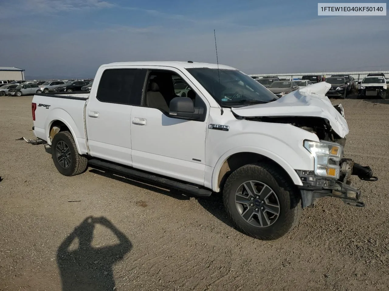 2016 Ford F150 Supercrew VIN: 1FTEW1EG4GKF50140 Lot: 75854224