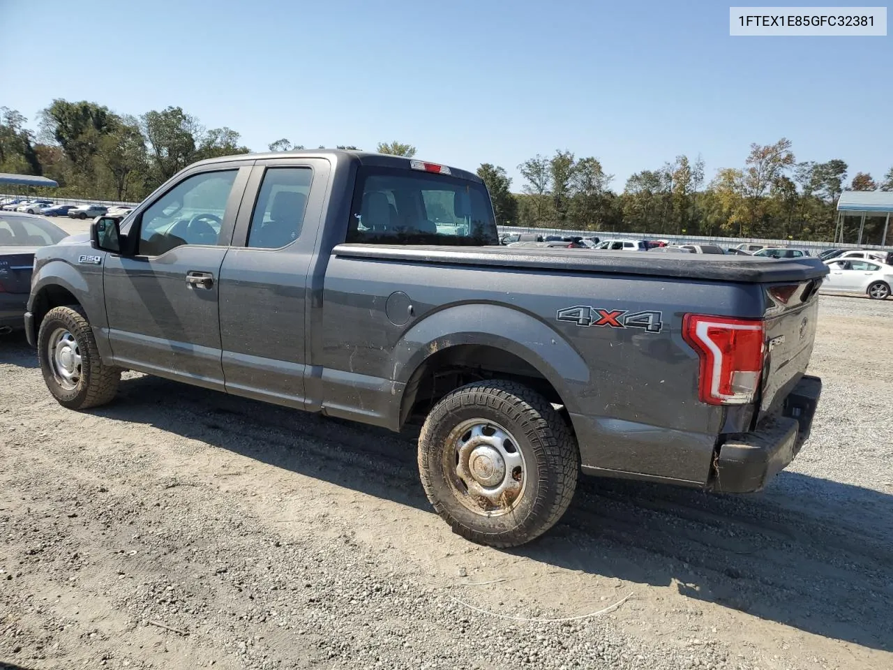 2016 Ford F150 Super Cab VIN: 1FTEX1E85GFC32381 Lot: 75869904