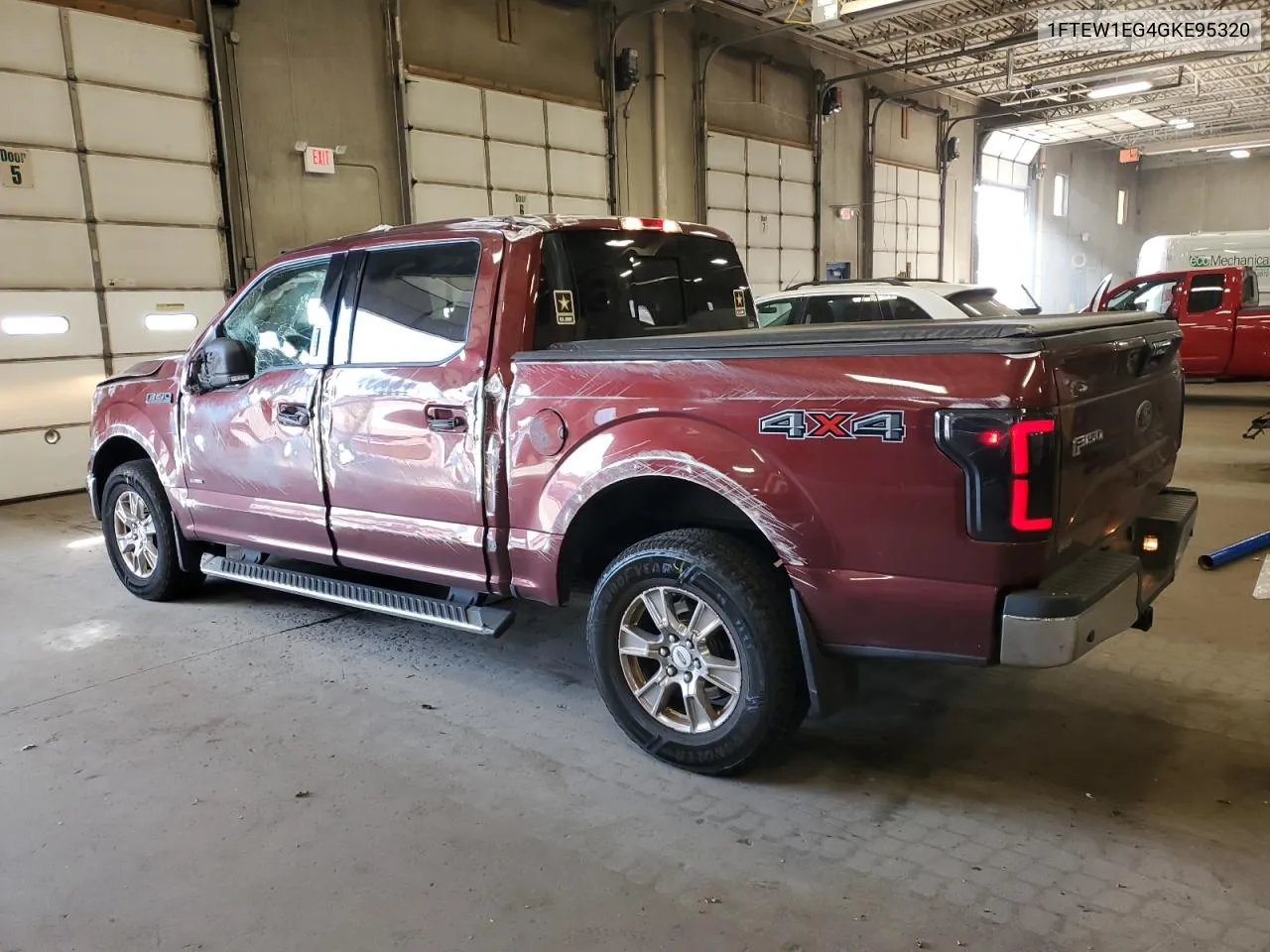 2016 Ford F150 Supercrew VIN: 1FTEW1EG4GKE95320 Lot: 75958444