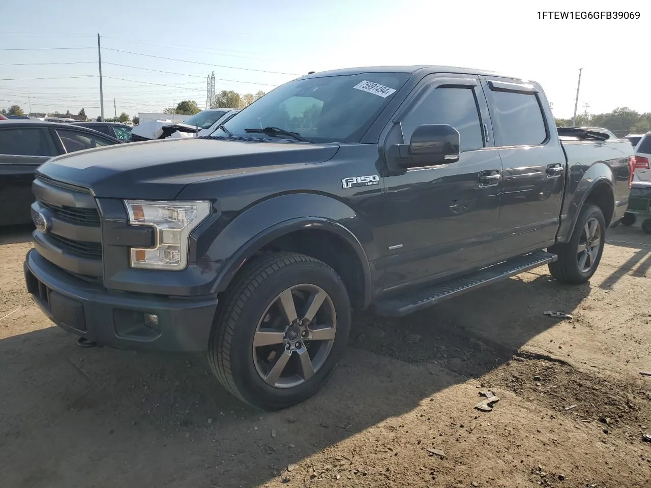 2016 Ford F150 Supercrew VIN: 1FTEW1EG6GFB39069 Lot: 75991494