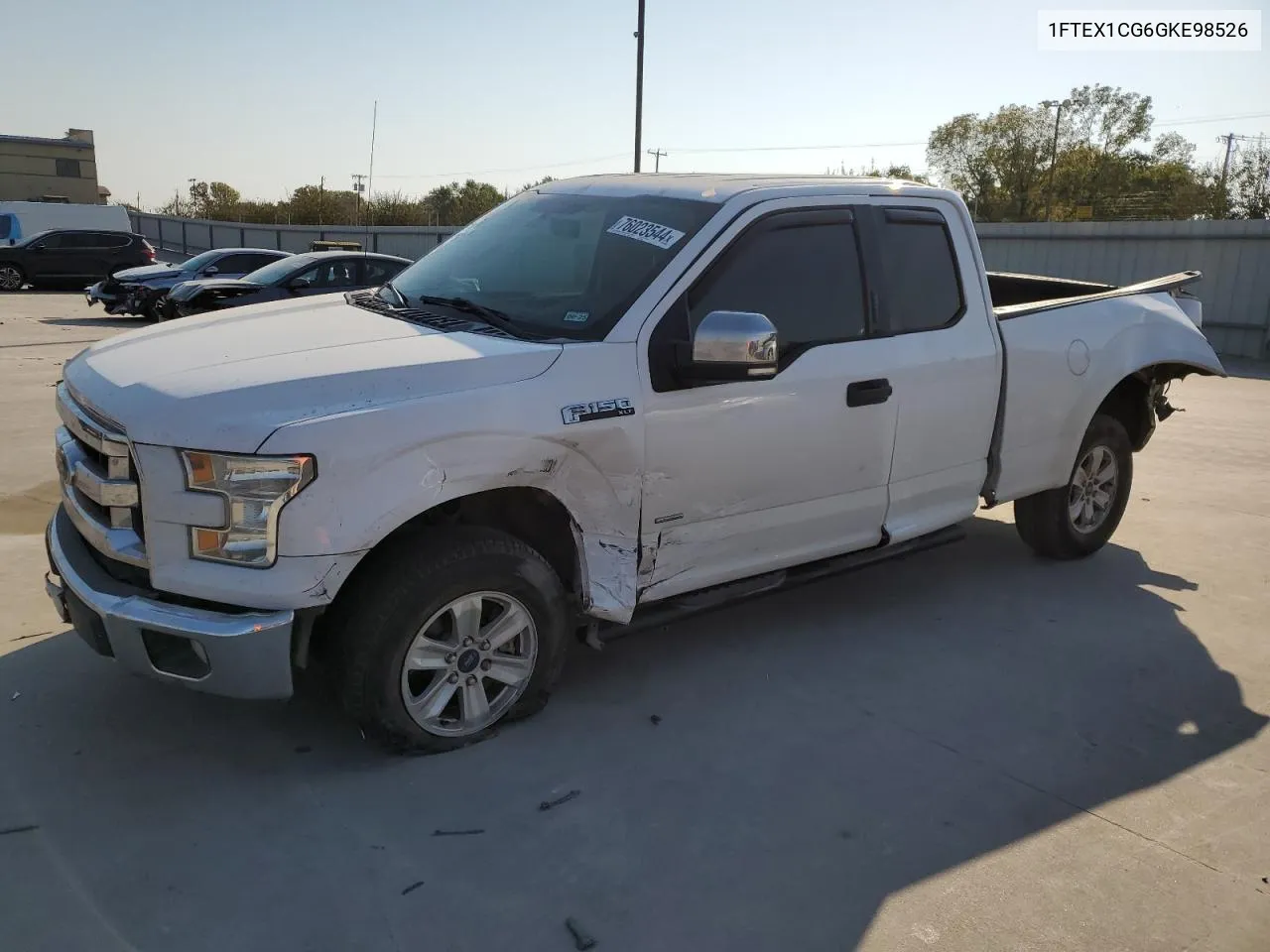 1FTEX1CG6GKE98526 2016 Ford F150 Super Cab