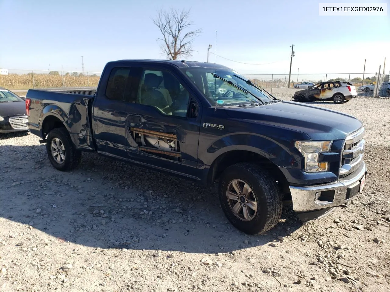 2016 Ford F150 Super Cab VIN: 1FTFX1EFXGFD02976 Lot: 76105604