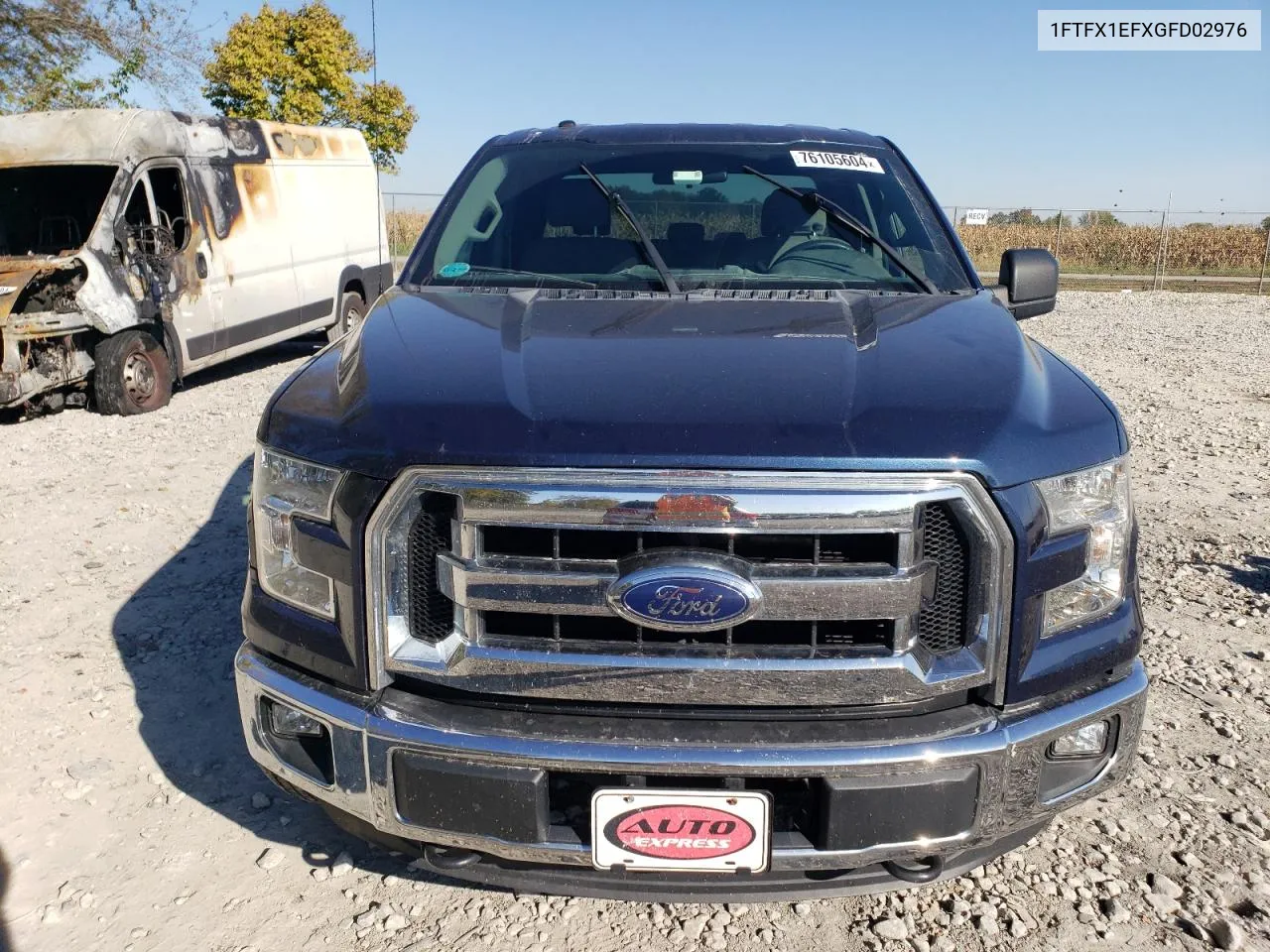 2016 Ford F150 Super Cab VIN: 1FTFX1EFXGFD02976 Lot: 76105604