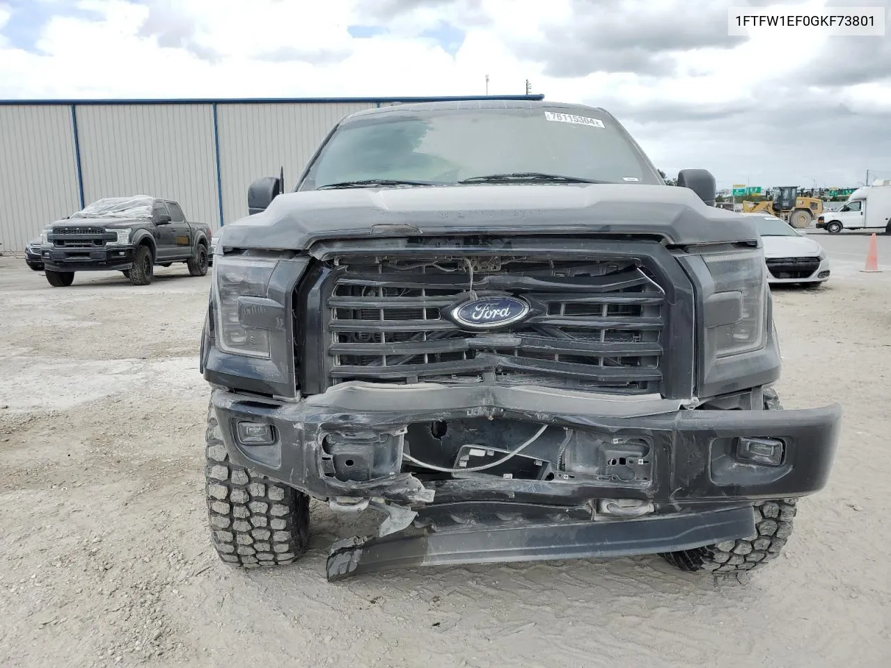 2016 Ford F150 Supercrew VIN: 1FTFW1EF0GKF73801 Lot: 76115304